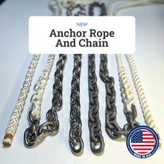 Anchor Rope And Chain | Multiple Types And Sizes | Made In America